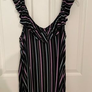 Torrid super soft ruffle tank, brand new, never worn.  no tags, size 2